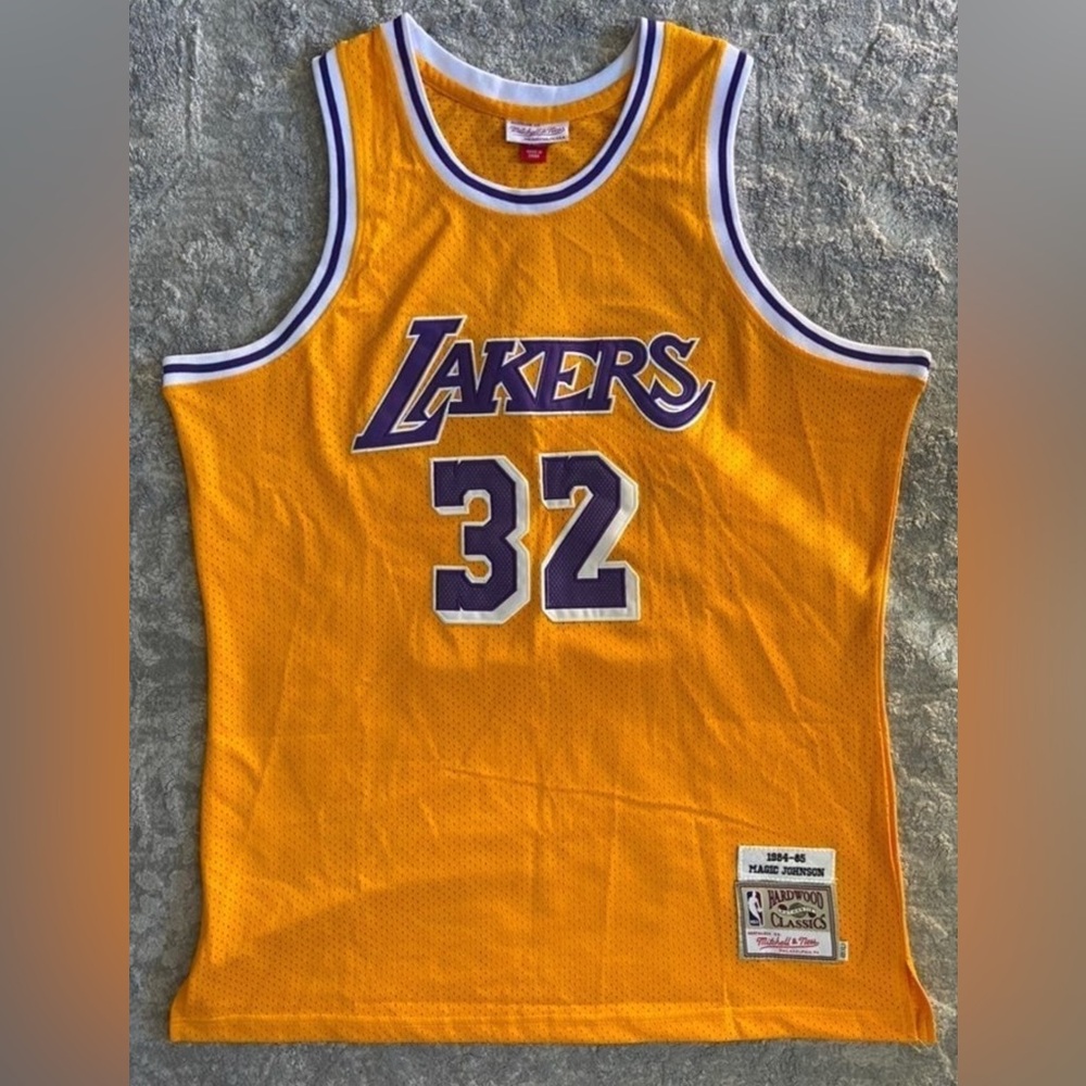 Mitchell & Ness Magic Johnson Lakers Mesh Jersey XL